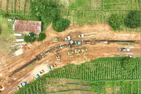 中国石油天然气管道局尼日利亚AKK天然气管道工程线路主体完工图片