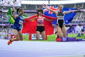 （巴黎残奥会）田径——女子100米T36级：史逸婷夺冠图片