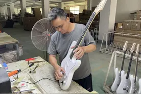 这个内陆小镇的吉他何以远销海外？图片