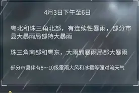 广东清明假期降雨具有极端性致灾性！可能达到气象入汛标准图片