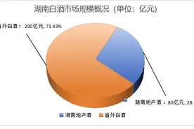 湖南酒市调研报告①丨280个亿的市场，湘酒品牌占80亿图片