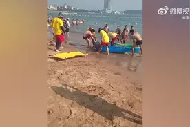 大三学生海水浴场游泳溺亡，家属认为救援不力，青岛第一海水浴场回应图片