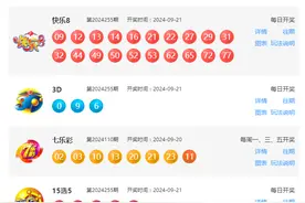 9月21日福彩中奖号码图片