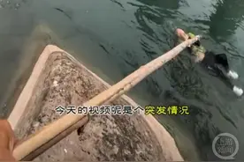 父亲跳河救女不幸遇难，钓友用一根竹竿救回小女孩图片