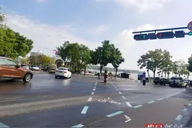 武汉市首批非机动车左转信号灯亮相图片