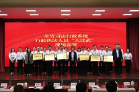 山东省司法厅举办全省司法行政系统行政执法人员“大比武”活动图片