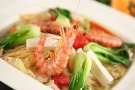 鲜虾玉子豆腐丨周末美食图片