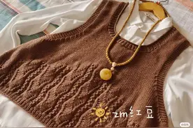 简单洋气的早春棒针背心，休闲又时尚（附图解）图片