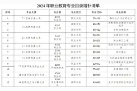 数字时尚设计、文物数字技术……《职业教育专业目录》上新了！图片