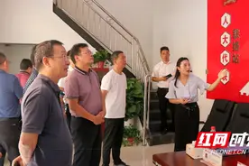 邵东市人大：举行现场观摩活动 总结推广全过程人民民主基层平台建设运行经验图片