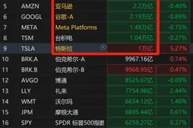 美股总市值超1万亿美元的上市公司达到8家图片