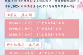 春天花开正盛，这份赏花时间表请收好！图片