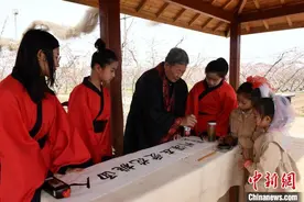 游花海品文化 河北深州万亩桃花引客乐享春光图片