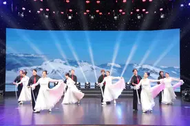 “东营银行杯”滨州市首届中老年团体节目展演——《塞北的雪》图片