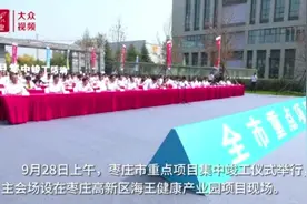 视频丨枣庄高新区15个项目集中竣工，总投资281.8亿元图片