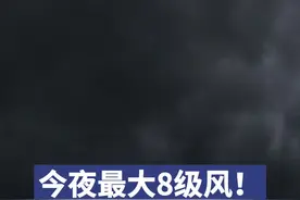 今夜最大8级风！长沙发布大风蓝色预警图片