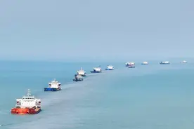 这里是山东“海上北大门”，货物到达发送量破了7000万吨大关图片