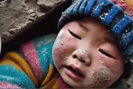 AI生成“地震小孩被埋”图片广泛传播，普通人如何识别假图？图片