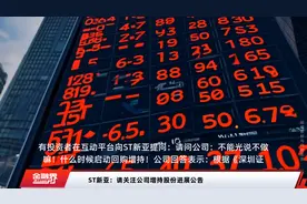 ST新亚：请关注公司增持股份进展公告视频封面