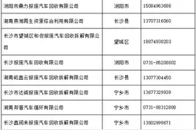 “两重”“两新”送解优 |关于长沙市汽车报废补贴，热门问题一键解答！图片