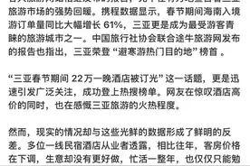 网传“三亚民宿凉了?” 回应：春节假期平均预订率近50％图片