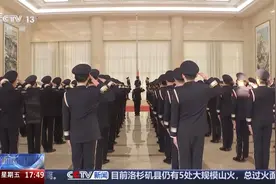 国家安全部举行升警旗仪式 110名国安干警集体宣誓图片