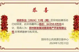 6.4亿元！郑东建投和华润摘得郑州市郑东新区一宗地块图片