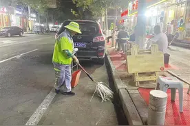 兰州市城管委：保障加管理 服务“夜经济”图片