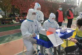甘肃万名医学专业大学生投身战“疫”一线速写图片