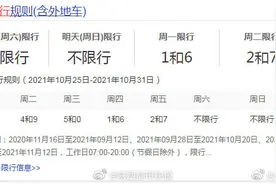 30日起，西安恢复原机动车尾号限行交通管理措施图片