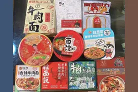 看看10款网红牛肉面里的牛肉到底有多少？图片