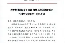 艺术类考生！本月18—20日艺术类专业统考网上报名图片
