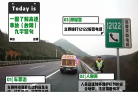 150米到底有多远？高速上出状况，这样能准确锁定所在位置！图片