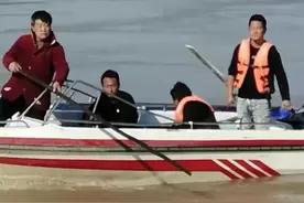 黄河捞鱼遭遇翻船，封丘俩农民追出十里成功捞人图片