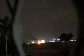 马来西亚空军一教练机坠毁 致1死1伤图片
