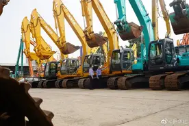 黄埔海关破获案值5.5亿元走私进口二手挖掘机案图片