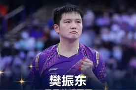 中国选手樊振东获得世乒赛男单冠军图片