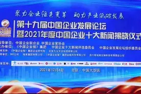 第十九届中国企业发展论坛暨2021年度中国企业十大新闻揭晓仪式在京举办图片