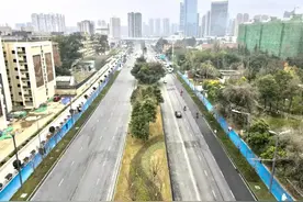 双向八车道！成华大道这一段正式通车图片