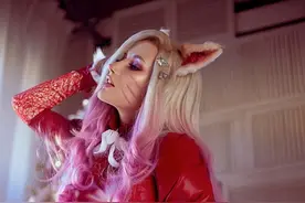 百变阿狸！俄妹COS《LOL》K/DA：性感妩媚兽耳娘图片