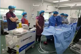 烟威地区首例冠状动脉内准分子激光斑块消蚀术成功实施图片
