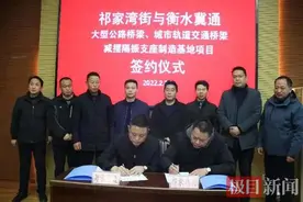 建成后与武汉轨道交通产业创新基地无缝对接，1.5亿桥梁项目基地落户黄陂图片