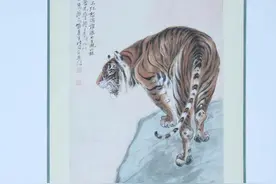 大千愿受贫和苦，黄金千两不画虎——精彩解读《张善子虎啸图轴》背后的动人故事图片