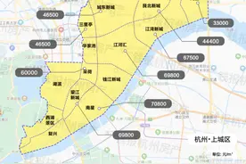 奥体限价竟然降了！这几个板块涨了！杭州最新限价地图出炉图片