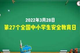 全国中小学生安全教育日，让平安“童”行图片