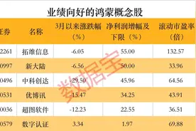 华为业绩大增，2021年净利润1137亿！鸿蒙概念崛起，数字经济迎发展期，6只概念股业绩预增图片