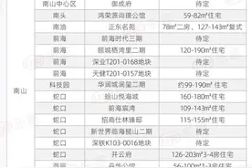手握500万上车南山？最小59平最大680平，今年货量充足图片