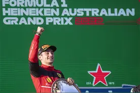 F1澳大利亚站：勒克莱尔夺魁 维斯塔潘退赛图片