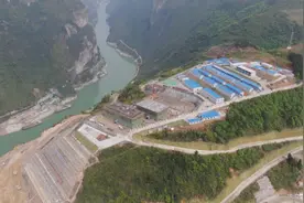 总投资约110亿，乌江白马航电枢纽全面进入主体工程施工阶段图片