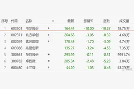 千亿巨头跌停，半导体赛道还需等待图片